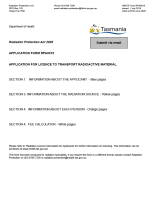 Thumbnail image of the RPA0015 Transport Licence Application