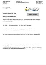 Thumbnail image of the RPA0202 Accreditation Application